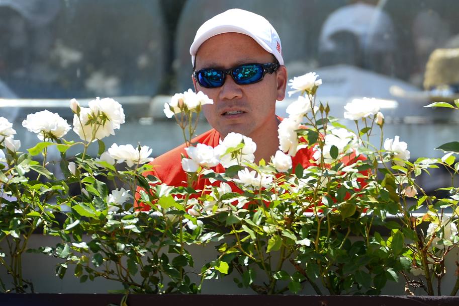 Michael Chang! Il coach nascosto fra i fiori. Ipp